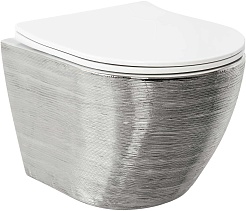 Grossman Унитаз подвесной Color GR-4455SWS серебро – фотография-1